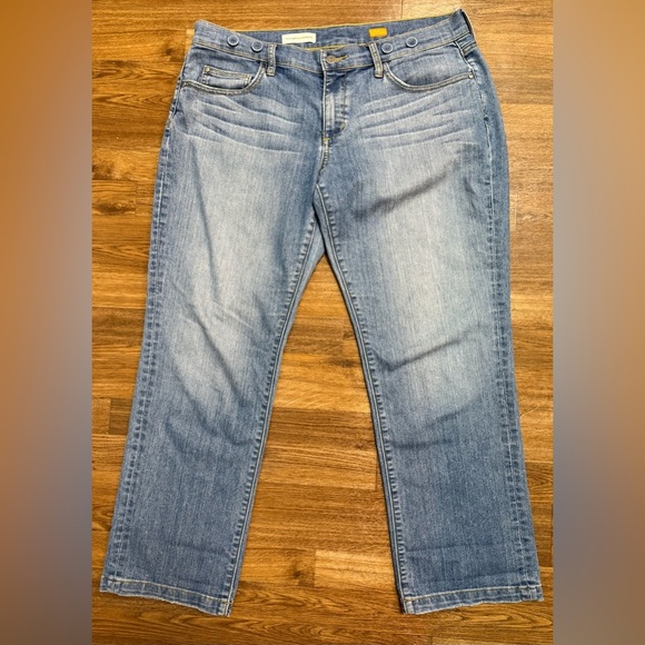 Anthropologie pilcro and the letterpress medium wash low rise denim jeans 31 EUC - Picture 2 of 13